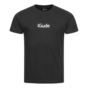 iGude T-Shirt (Unisex) schwarz XXXL